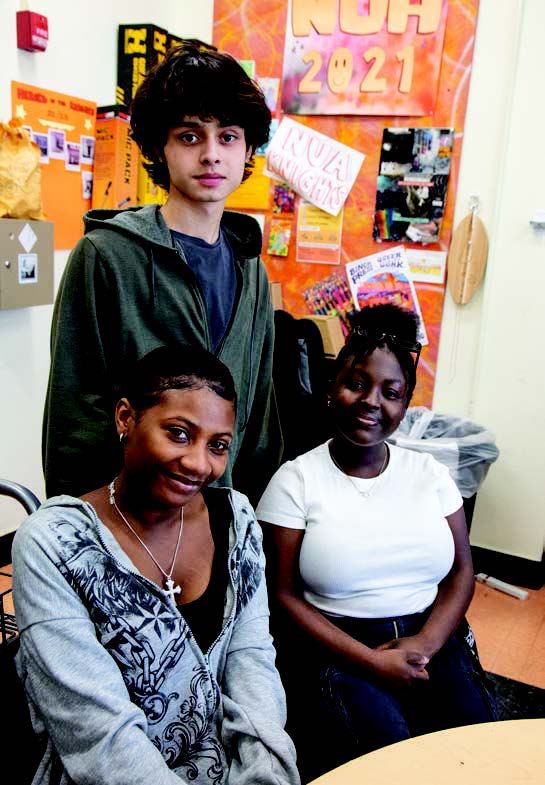 Three students from Central High School